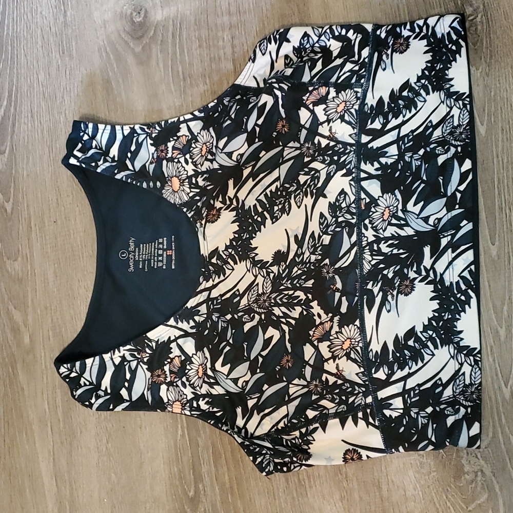 *SOLD*Sweaty Betty Kenza Crop Top L - Picture 1 of 4